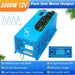 Green Vista Living Sungold Power 3000W DC 12V Pure Sine Wave Inverter With Charger - Side View