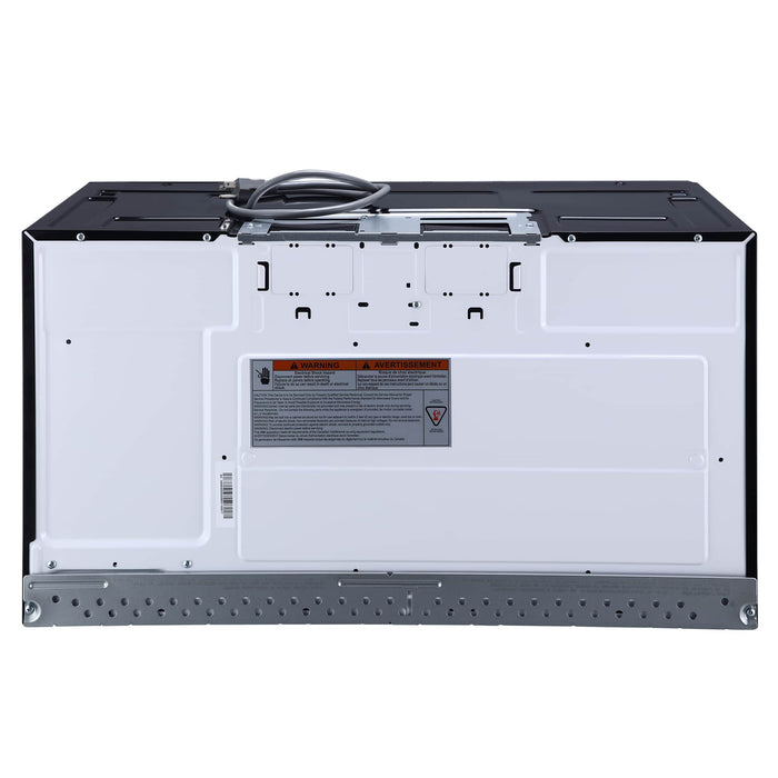 Cosmo 30-Inch 1.6 Cu. Ft. Over the Range Microwave in Stainless Steel and Black Glass (COS-3016ORM1SS) Cosmo