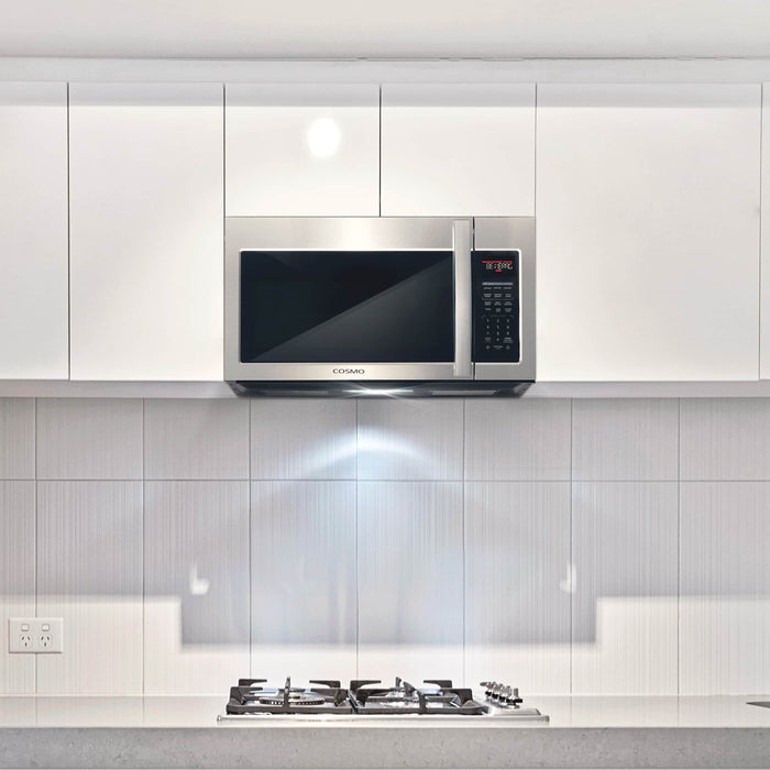 Cosmo 4-Piece Appliance Package - 30-Inch Gas Range, Over-the-Range Microwave, Dishwasher and Refrigerator in Stainless Steel (COS-4PKG-086) Cosmo