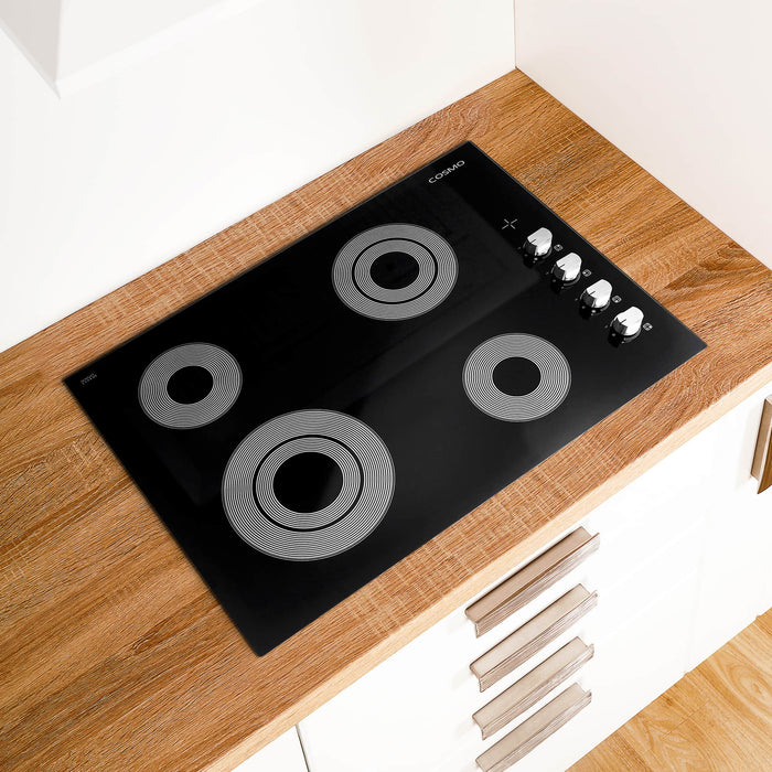 Cosmo 30-Inch Electric Ceramic Glass Cooktop with 4 Burners (COS-304ECC) Cosmo