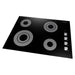 Cosmo 4-Piece Appliance Package - 30-Inch Electric Cooktop, Under Cabinet Range Hood, Wall Oven and Microwave in Stainless Steel (COS-4PKG-138) Cosmo