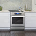 Cosmo 4-Piece Appliance Package - 30-Inch Single Oven Electric Range, Wall Mount Range Hood, Dishwasher, and Refrigerator in Stainless Steel (COS-4PKG-032) Cosmo