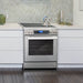 Cosmo 4-Piece Appliance Package - 30-Inch Single Oven Electric Range, Dishwasher, Refrigerator, and Wine Cooler in Stainless Steel (COS-4PKG-010) Cosmo