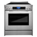 Cosmo 4-Piece Appliance Package - 30-Inch Single Oven Electric Range, Wall Mount Range Hood, Dishwasher, and Refrigerator in Stainless Steel (COS-4PKG-032) Cosmo
