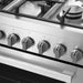 Cosmo 4-Piece Appliance Package - 30-Inch Gas Range, Island Mount Range Hood, Dishwasher and Refrigerator in Stainless Steel (COS-4PKG-734) Cosmo