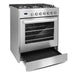 Cosmo 4-Piece Appliance Package - 30-Inch Gas Range, Island Mount Range Hood, Dishwasher and Refrigerator in Stainless Steel (COS-4PKG-734) Cosmo