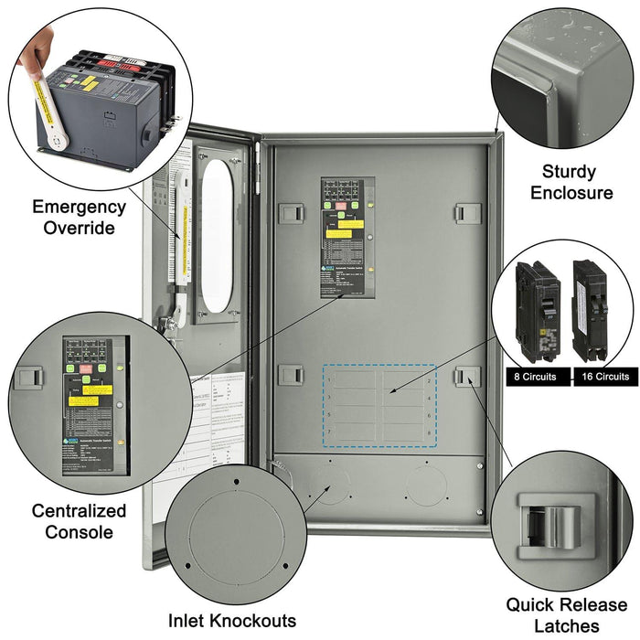 Nature's Generator 30A Automatic Generator Transfer Switch - Product Image 6