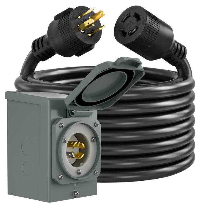 Nature's Generator 30A Power Inlet Box, view 3