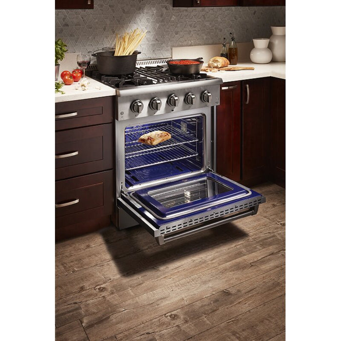 Thor Kitchen 30 in. Propane Gas Burner/Electric Oven Range in Stainless Steel, HRD3088ULP Thor Kitchen