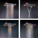 Cascada Showers 23"x31" Luxurious recessed rain & waterfall LED shower system – 5 mode - Detail View 2