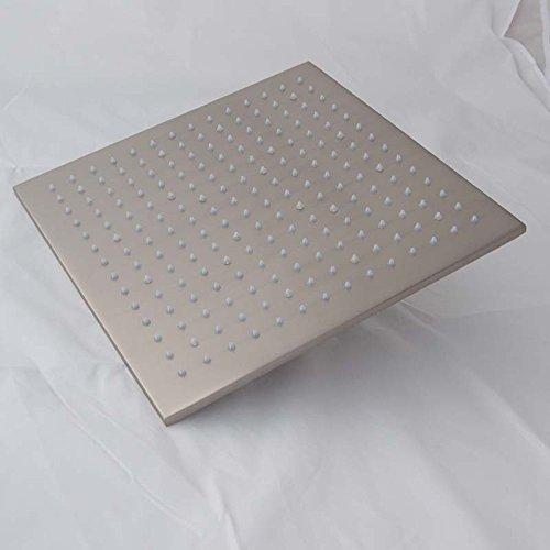 Cascada Showers 31" Square Ceiling Mount Rainfall LED Shower Head, include Shower Arm - Product Image 6