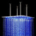 Cascada Showers 31" Stainless Steel Luxury Square LED Rain Bathroom Shower Head - Product Image 9