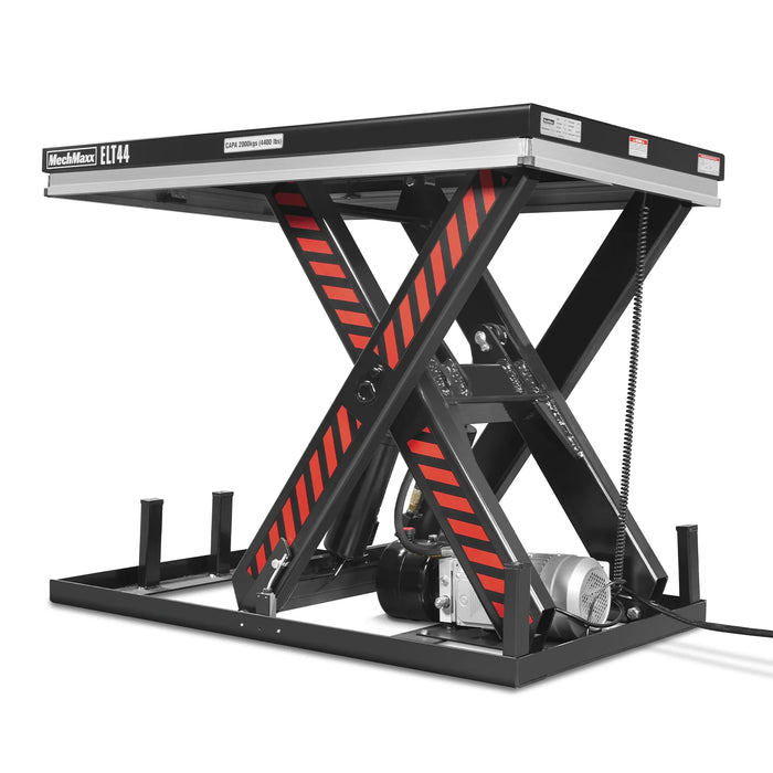 4400lbs Capacity Stationary Powered Hydraulic Lift Table,  51.2" x 33. — lifestyle view