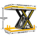 4400lbs Capacity Stationary Powered Hydraulic Lift Table,  51.2" x 33. — angle view