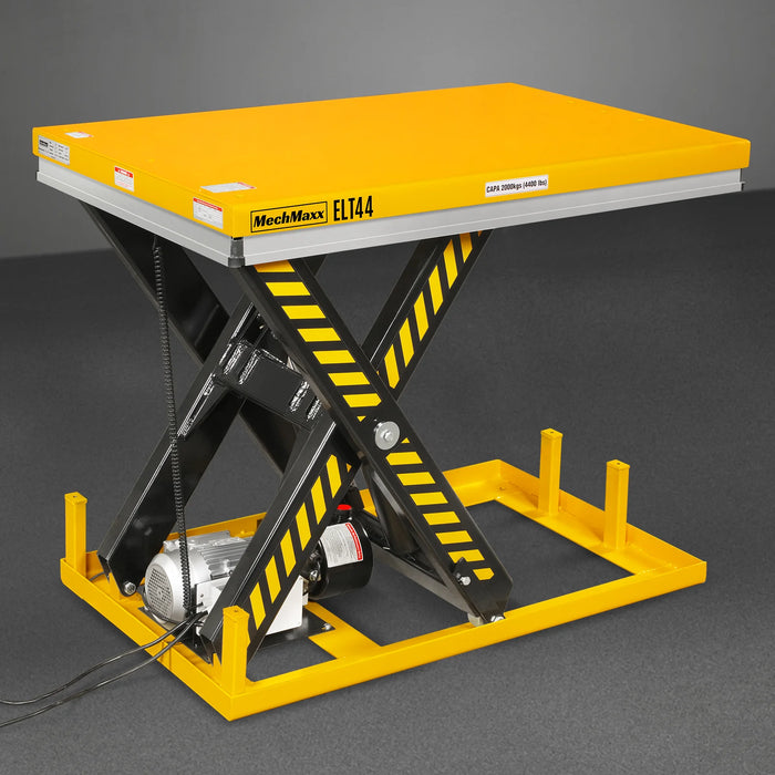 4400lbs Capacity Stationary Powered Hydraulic Lift Table,  51.2" x 33. — view 6