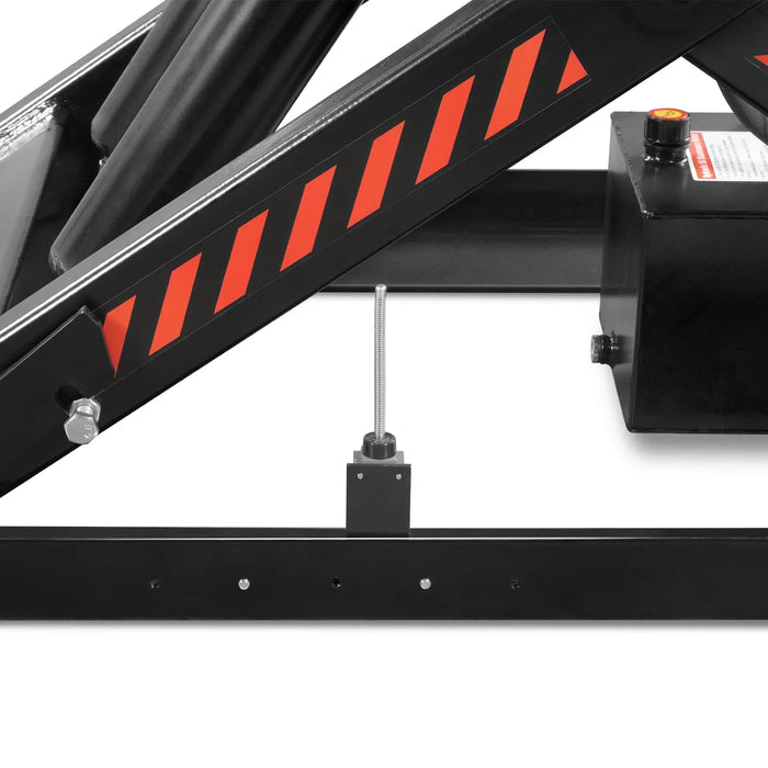 2200 lbs Capacity Stationary Electric Hydraulic Double Scissor Lift Table - 51.2" x 32.3" Platform, 70.1" Lift Height, UL Certified Motor, ELTD22