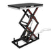 2200 lbs Capacity Stationary Electric Hydraulic Double Scissor Lift Table - 51.2" x 32.3" Platform, 70.1" Lift Height, UL Certified Motor, ELTD22