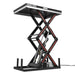 2200 lbs Capacity Stationary Electric Hydraulic Double Scissor Lift Table - 51.2" x 32.3" Platform, 70.1" Lift Height, UL Certified Motor, ELTD22