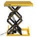 2200 lbs Capacity Stationary Electric Hydraulic Double Scissor Lift Table - 51.2" x 32.3" Platform, 70.1" Lift Height, UL Certified Motor, ELTD22