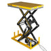 2200 lbs Capacity Stationary Electric Hydraulic Double Scissor Lift Table - 51.2" x 32.3" Platform, 70.1" Lift Height, UL Certified Motor, ELTD22