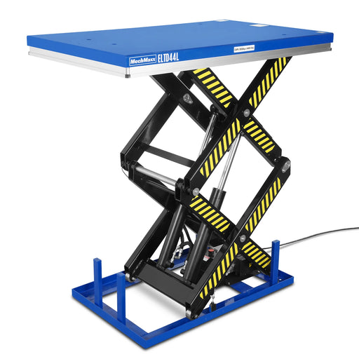 Wireless Remote Control Double Scissor Electric Hydraulic Lift Table - MechMaxx
