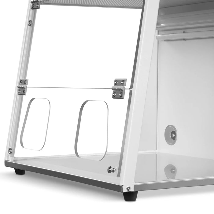 26" Wide CB-65Slim Desktop Vertical Laminar Flow Clean Bench with HEPA — dimensions diagram