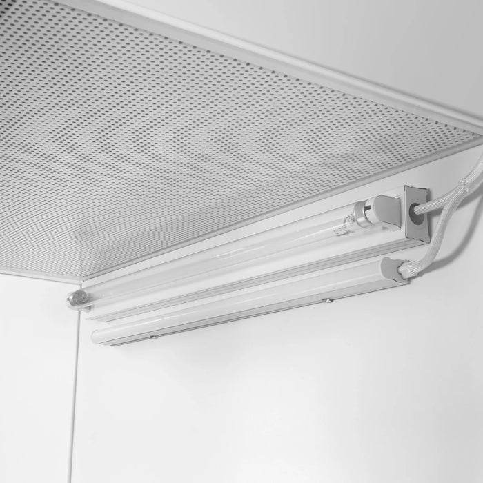 31.9" Wide CB-80Slim Desktop Vertical Laminar Flow Clean Bench with HE — lifestyle view