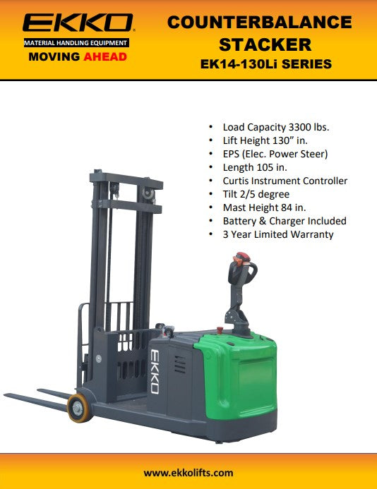 EKKO EK14S-130LI material handling equipment