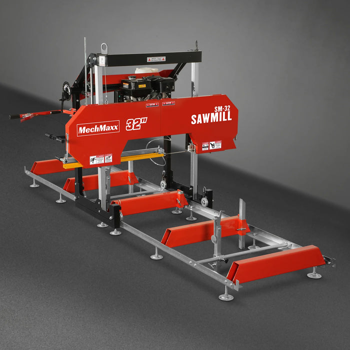 32" Portable Sawmill,  420cc 15HP DUCAR E-Start Gasoline Engine,  29" — view 27