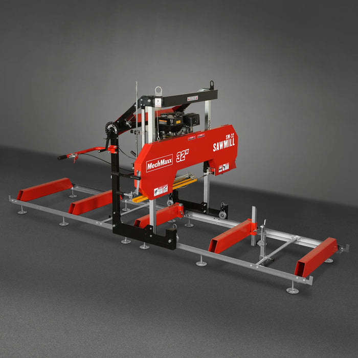 32" Portable Sawmill,  420cc 15HP DUCAR E-Start Gasoline Engine,  29" — view 26