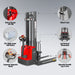 3300lbs Electric Straddle Stacker,  118" Lift,  Adjustable Legs & Fork — view 6