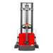 3300lbs Electric Straddle Stacker,  118" Lift,  Adjustable Legs & Fork — view 24