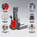 3300lbs Electric Straddle Stacker,  98" Lift,  Adjustable Legs & Forks — view 6