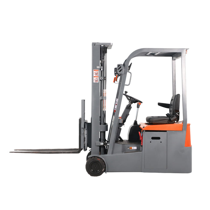 Xilin CPD15SE-197 3,300 lb 3 wheel electric forklift front view