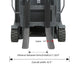 Xilin CPD15SE-197 3 wheel electric forklift control handle close-up