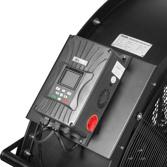 47" Portable Industrial Fan with Variable High-Efficiency PMSM Motor,M — view 11