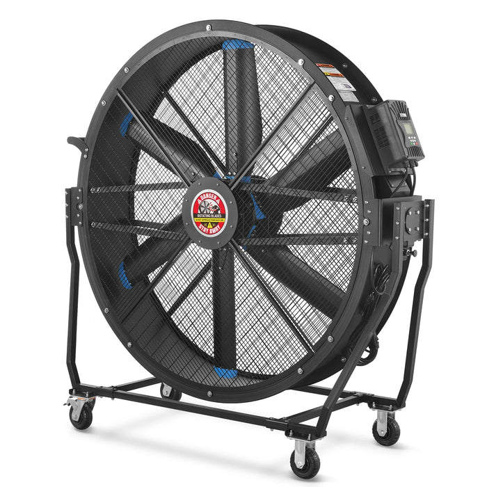 59" Portable Industrial Fan with Variable High-Efficiency PMSM Motor,T — view 24