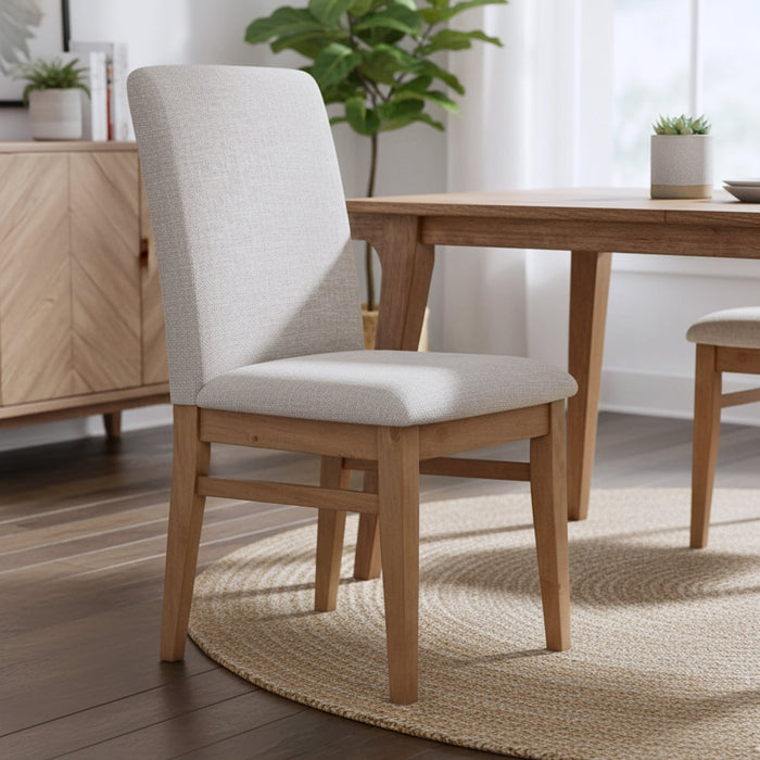 Alpine Furniture Olejo Side Chairs, Natural