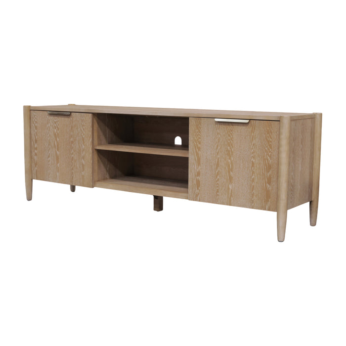 Alpine Furniture Cleo Sinclair TV Console, Natural