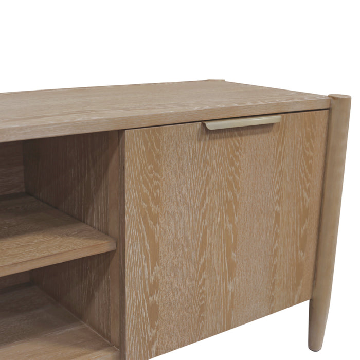 Alpine Furniture Cleo Sinclair TV Console, Natural