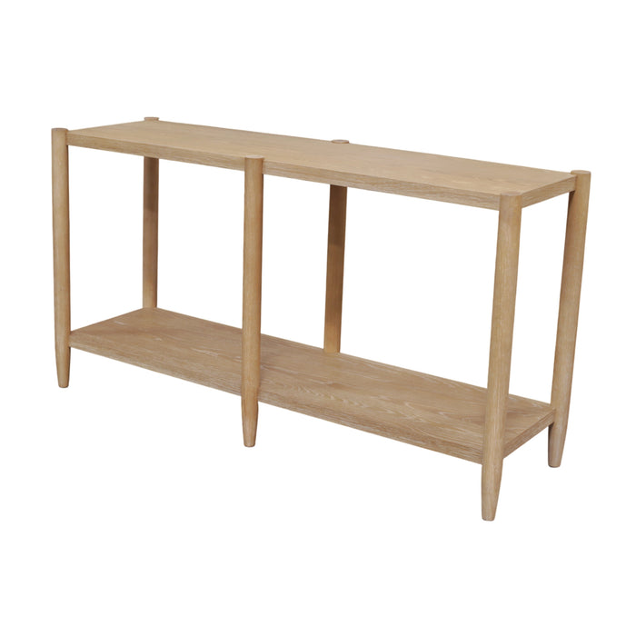 Alpine Furniture Cleo Sinclair Console Table, Natural