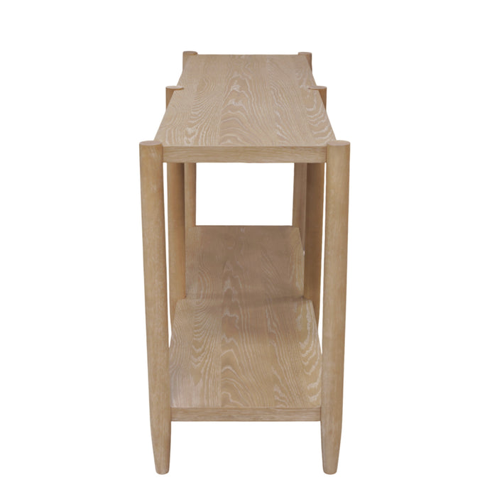 Alpine Furniture Cleo Sinclair Console Table, Natural