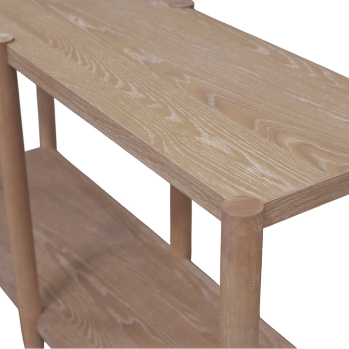 Alpine Furniture Cleo Sinclair Console Table, Natural