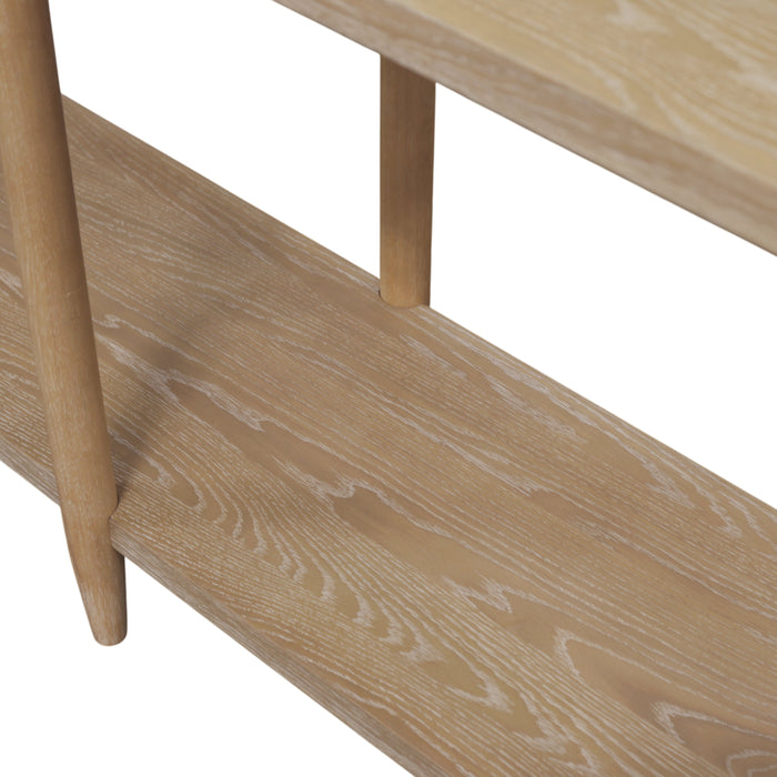 Alpine Furniture Cleo Sinclair Console Table, Natural