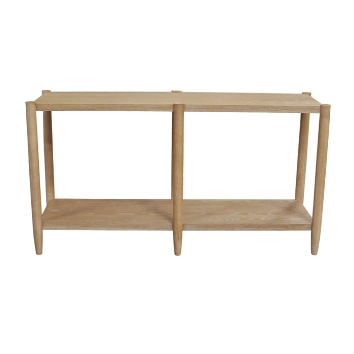 Alpine Furniture Cleo Sinclair Console Table, Natural