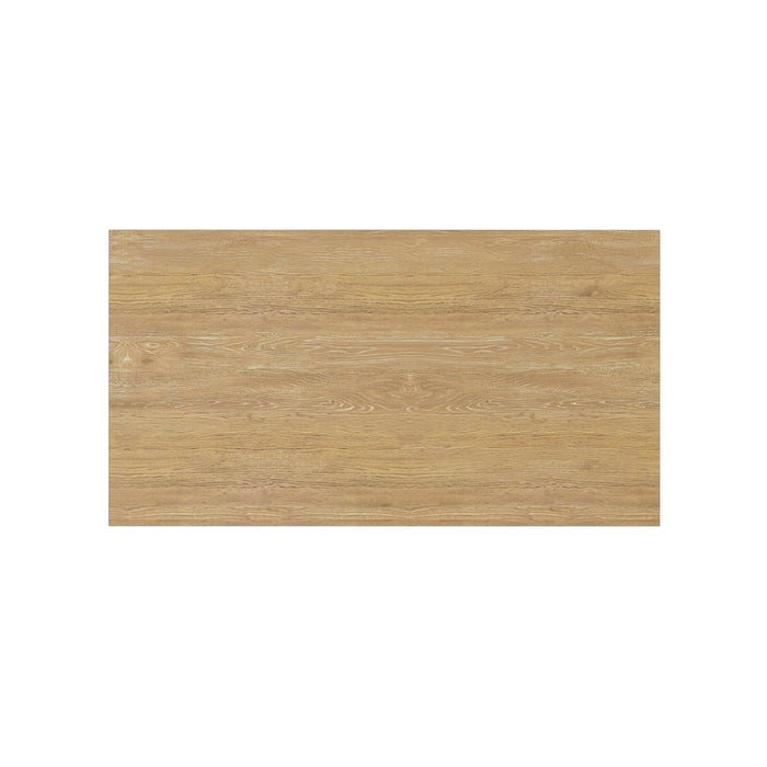 Alpine Furniture Cleo Eleanor Trestle Dining Table, Natural