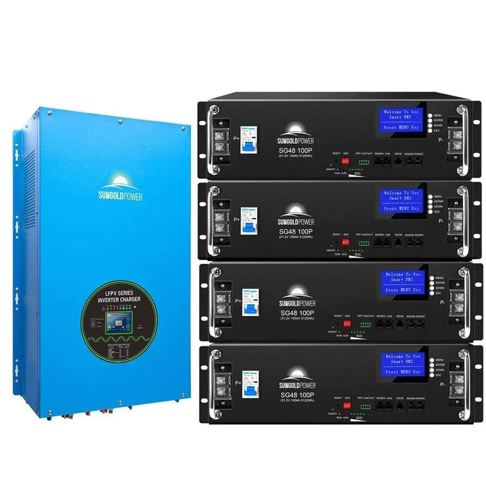 Green Vista Living Sungold Power 18000W 48V Split Phase Pure Sine Wave Inverter Charger - View 9