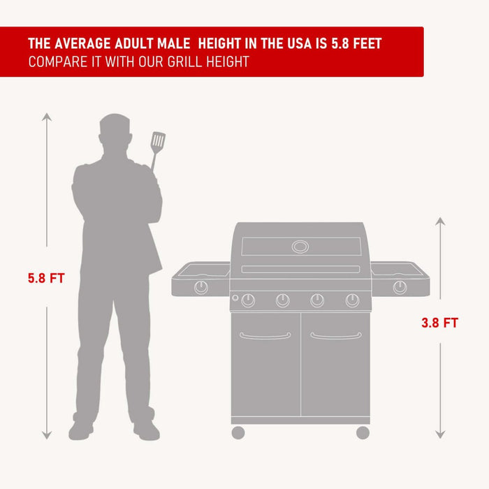 Monument Grills 35633 | Stainless Infrared Propane Gas Grill - Product Image 14