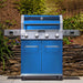 Monument Grills 35633B | Matte Blue Infrared Propane Gas Grill - Alternate View