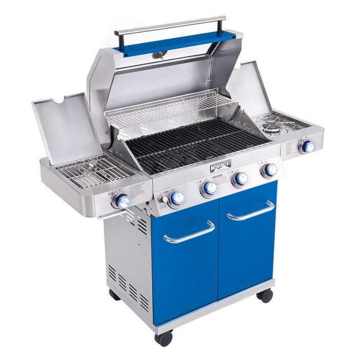 Monument Grills 35633B | Matte Blue Infrared Propane Gas Grill - Product Image 8